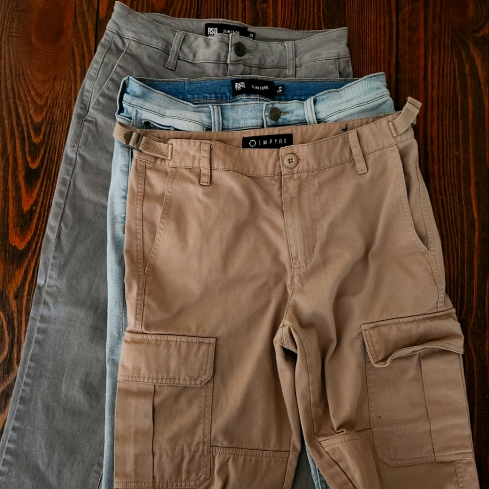 Lot/ Set of 3 pants- RSQ & Emprye- waist 29
